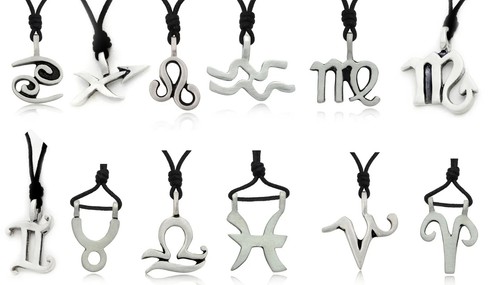 New astrology pewter silver - new,